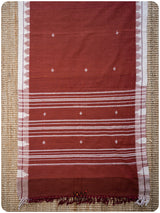 Madder Red Diamond Butta Kotpad Shawl