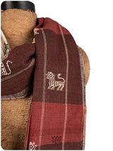Off White Tribal Master Weave Tiger Kotpad Shawl