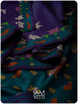 Deep Baingani Chilika Master Weave Exclusive Handspun Tussar Silk Saree