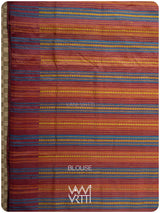 Ruby Red Chilika Master Weave Exclusive Handspun Tussar Silk Saree