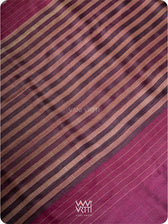 Wine Pink Clover Leaf  Ikat Handspun Tussar Saree
