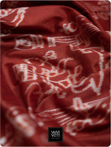 Brick Red Tulsi Prakritik Madder Natural Dyed Mulberry Silk Ikat Saree