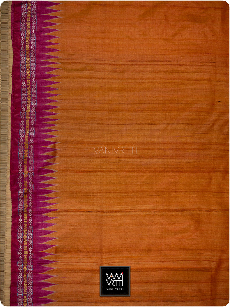 Narangi Rani Kachhap Handspun Tussar Silk Saree
