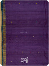 Deep Baingani Parijat Handspun Tussar Silk Saree