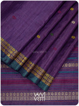 Deep Baingani Parijat Handspun Tussar Silk Saree