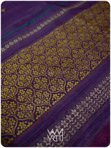 Deep Baingani Parijat Handspun Tussar Silk Saree