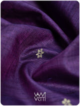 Deep Baingani Parijat Handspun Tussar Silk Saree