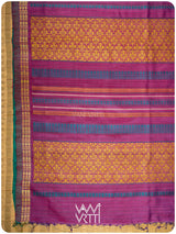 Jamuni Pink Parijat Handspun Tussar Silk Saree