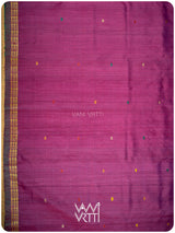 Jamuni Pink Parijat Handspun Tussar Silk Saree