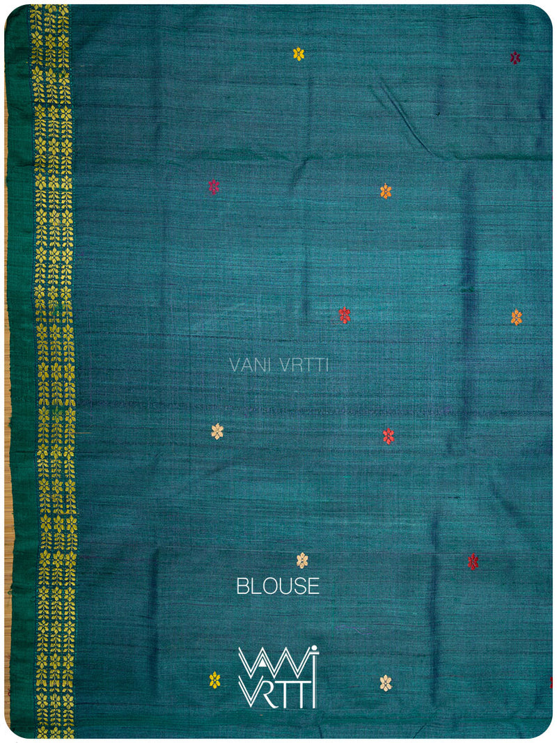 Jamuni Pink Parijat Handspun Tussar Silk Saree
