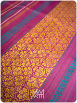 Jamuni Pink Parijat Handspun Tussar Silk Saree