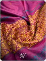 Jamuni Pink Parijat Handspun Tussar Silk Saree