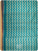 Firozi Aziz Ikat Handspun Tussar Silk Saree