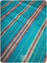 Firozi Aziz Ikat Handspun Tussar Silk Saree