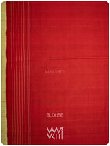 Green Red Lotus Parrot Fine Cotton Ikat Saree