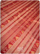 Shri Prakritik Indigo Madder Natural Dyed Mulberry Silk Ikat Saree