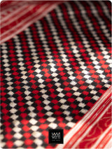 Black Red Saktapar Bandha Double Ikat Master Weave Sambalpuri Mulberry Silk Saree