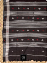 Deep Coffee Natural Dyed Phoda Kumbha Handwoven Cotton Kotpad Saree
