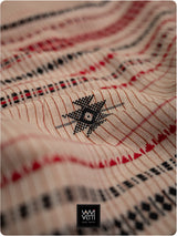 Moth Black Grey Checks Natural Dyed Phoda Kumbha Handwoven Cotton Tussar Kotpad Saree