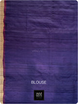 Deep Purple Alpana Khadi Tussar Silk Saree