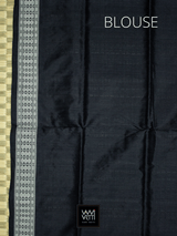 Deep Pink Black Traditional Bomkai Mulberry Silk Saree